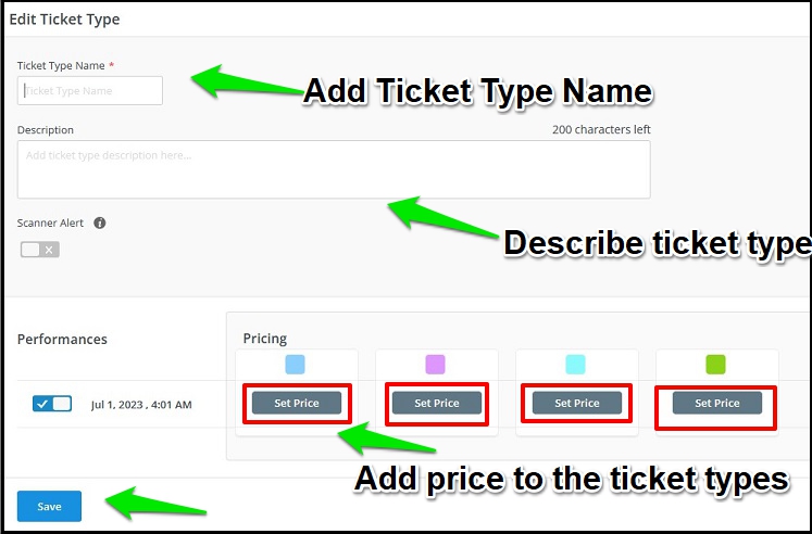 How to Create Ticket Types with Reserve Seating? – Yapsody Support