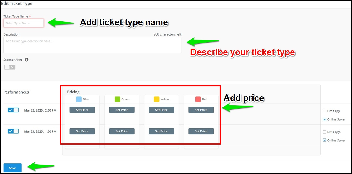 How to Create Ticket Types with Reserve Seating? – Yapsody Support