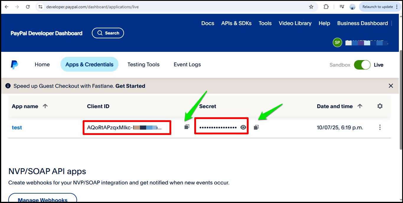 Step 3 you will see client id & secret key.png