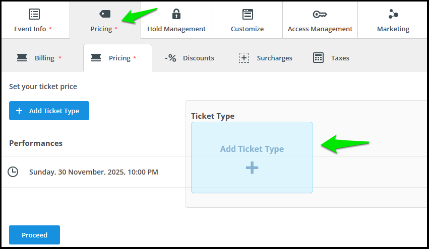 How to add ticket pricing and create multiple ticket types? – Yapsody ...
